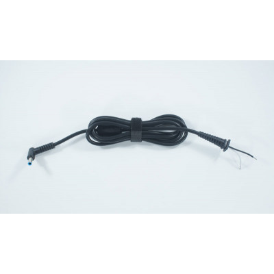 Оригінальний DC кабель живлення для БЖ HP 90W 4.5x3.0мм+PIN, L-подібний штекер, два дроти (від БЖ до ноутбуку)