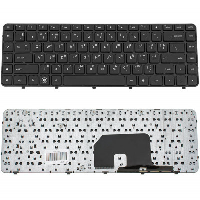 Клавіатура для ноутбука HP (Pavilion: dv6-3000, dv6-4000 series) rus, black, з фреймом