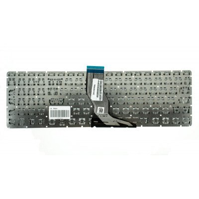 Клавіатура для ноутбука HP (250 G6, 255 G6 series) rus, black, без фрейма, підсвічування клавіш