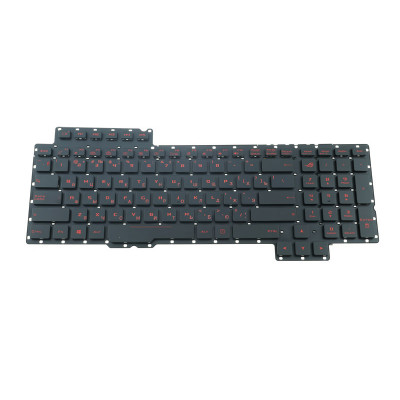 Купить клавиатуру для ноутбука ASUS G752 (rus, black, без фрейма, подсветка клавиш) на allbattery.ua