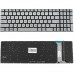 Клавіатура для ноутбука ASUS (N551, N751 series) rus, silver, без фрейма, підсвічування клавіш