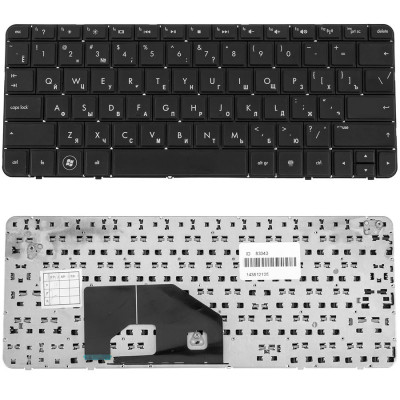 Клавіатура для ноутбука HP (Compaq: Mini 210-1000 ) rus, black (chiclet)