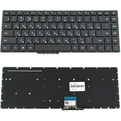 Клавиатура HUAWEI (W50, W60 series): стильная и функциональная, на русском языке, черного цвета - без кадра.