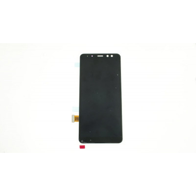 Дисплей для смартфона (телефону) Samsung Galaxy A8 (2018), SM-A530, black (У зборі з тачскріном)(без рамки)(OLED)