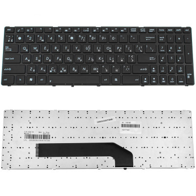 Клавіатура для ноутбука ASUS (K50, K51, K60, K61, K70, F52, P50, X5), ukr, black