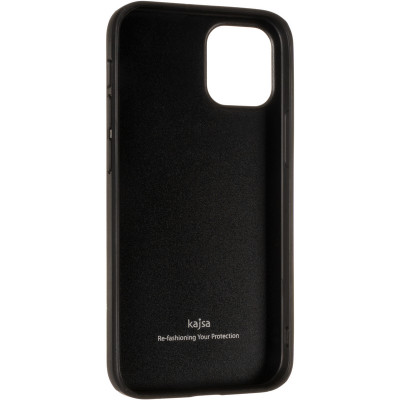 Чехол накладка Kajsa Luxe Apple iPhone 12 Mini черная
