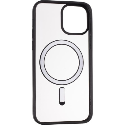 Чехол накладка Bumper Case TPU (MagSafe) для iPhone 12 черный