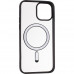 Чехол накладка Bumper Case TPU (MagSafe) для iPhone 12 черный