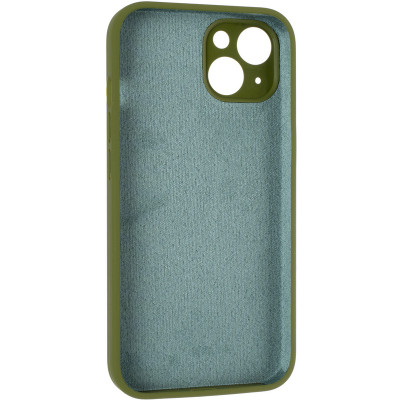 Чехол накладка Original Full Soft Case для Apple iPhone 13 (зеленая)