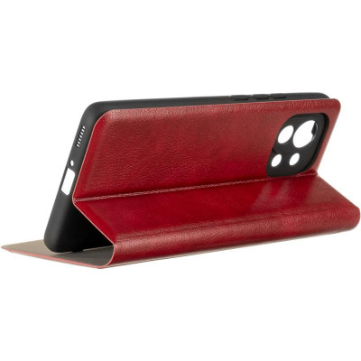 Чехол-книжка Gelius Leather New для Xiaomi Mi 11 красного цвета
