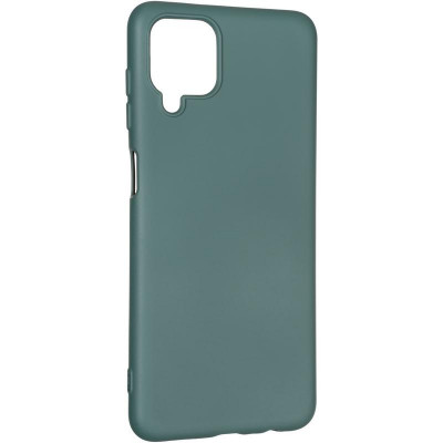 Чехол накладка Full Soft Case Samsung A125 (A12), M127 (M12) тёмно зелёная