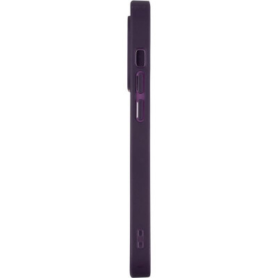 Чехол накладка Bumper Case TPU (MagSafe) для iPhone 14 Pro темно-фиолетовый
