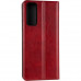 Чехол-книжка Gelius Leather New для Huawei P Smart (2021) красного цвета