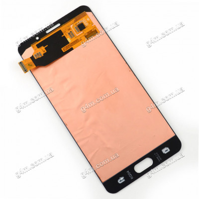 Дисплей Samsung A7100, A710F, A710FD, A710M, A710Y Galaxy A7 (2016) с тачскрином, белый, снятый с телефона