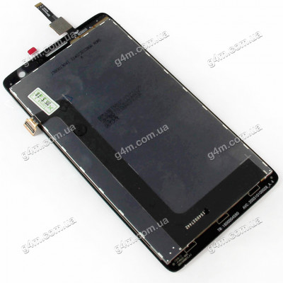 Дисплей Lenovo S856 с тачскрином, черный (Оригинал)