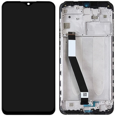 Дисплей Xiaomi Redmi 9 с тачскрином и рамкой, черный