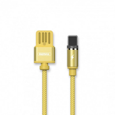 USB дата-кабель Remax Gravity RC-095i Lightning для Apple iPhone золотистый 1m