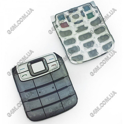 Клавиатура для Nokia 3110 classic серая, кириллица, высокое качество