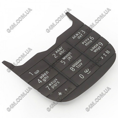 Клавиатура для Nokia 7230 цифровая, кириллица, черная (Оригинал)