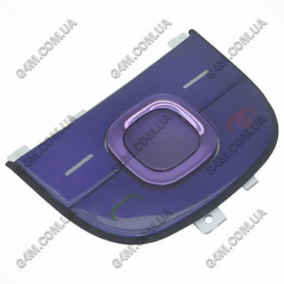 Клавиатура Nokia 2220 slide верхняя, фиолетовая (Оригинал)