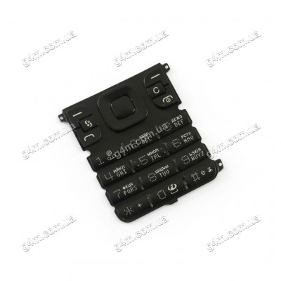 Клавиатура для Nokia 5630 Xpress Music черная, кириллица, Оригинал