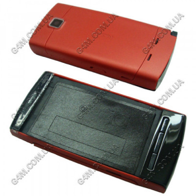 Корпус Nokia 5250 красный с клавиатурой, высокое качество