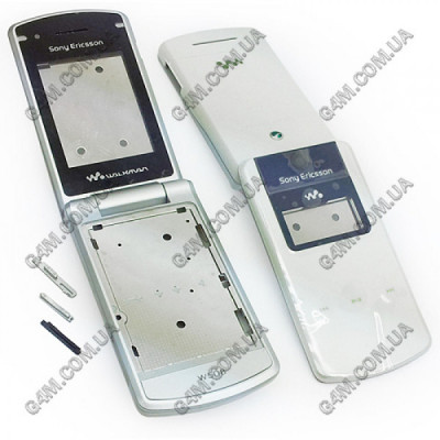 Корпус Sony Ericsson W508i белый, высокое качество.