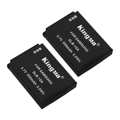 2-Pack KingMa Samsung SLB-10A комплект из 2 аккумуляторов