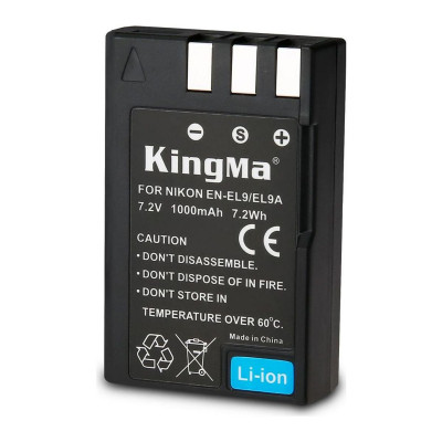 Акумулятор для Nikon EN-EL9 (KingMa) 1000 mAh