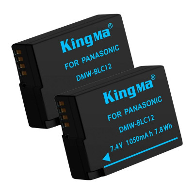 2-Pack KingMa Panasonic DMW-BLC12 комплект из 2 аккумуляторов