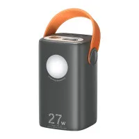 УMБ Remax RPP-123 60000 mAh Power Bank (Grey) 27W швидка зарядка і LED ліхтарик