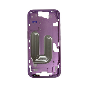 Рамка корпусу iPhone 16 Pink з тримачем SIM, кнопками та сіткою EU, EU версія