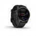 Смарт-часы Garmin fenix 7S Sapphire Sol,Carbon Gray DLC Ti w/ith Blk Band, GPS (010-02539-25)