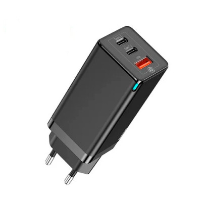 Сетевое зарядное устройство USB Type-C QC4.0 PD3.0 GAN 65Вт Baseus BS-E915