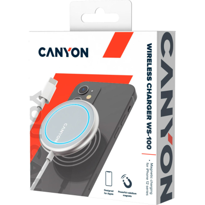 Зарядное устройство Canyon WS-100 Wireless charger (CNS-WCS100)