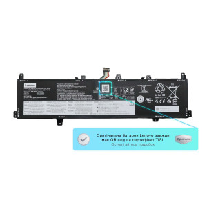 Батарея / L21M4P77 / акумулятор для ноутбука Lenovo ThinkPad: Z16 Gen 1, Z16 Gen 2 [72Wh] (5B10W51887) Оригінал