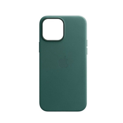 Чохол для смартфона Leather AAA Full Magsafe IC for iPhone 15 Pine Green