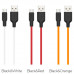 Кабель HOCO X21 Plus USB to Micro 2.4A, 1m, silicone, silicone connectors, Black+White