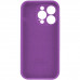 Чохол для смартфона Silicone Full Case AA Camera Protect for Apple iPhone 15 Pro Max 19,Purple