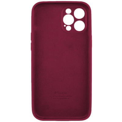 Чохол для смартфона Silicone Full Case AA Camera Protect for Apple iPhone 12 Pro 47,Plum