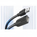 Кабель Подовжувач USB2.0 Extension Cable 0.5M Black (VAS-A44-B050)