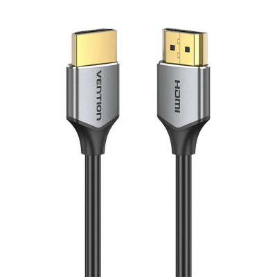Кабель Vention Ultra Thin HDMI Male to Male HD v2.0 Cable 1M Gray Aluminum Alloy Type (ALEHF)
