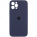 Чохол для смартфона Silicone Full Case AA Camera Protect for Apple iPhone 12 Pro Max 7,Dark Blue