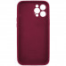 Чохол для смартфона Silicone Full Case AA Camera Protect for Apple iPhone 12 Pro Max 47,Plum