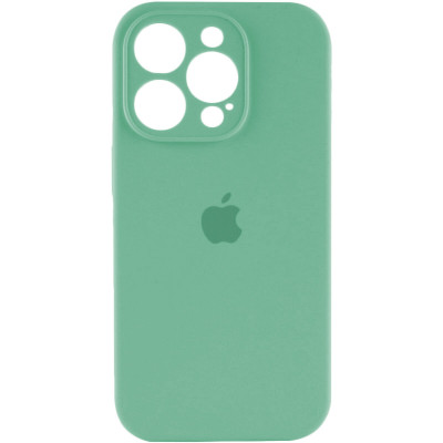 Чохол для смартфона Silicone Full Case AA Camera Protect for Apple iPhone 15 Pro 30,Spearmint