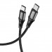 Кабель HOCO X50 Type-C to Type-C Exquisito 100W charging data cable(L=2M) Black
