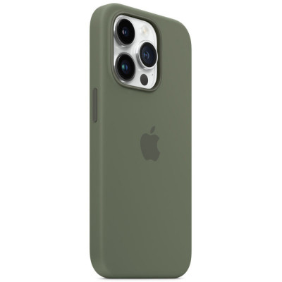 Чохол для смартфона Silicone Full Case AAA MagSafe IC for iPhone 14 Olive