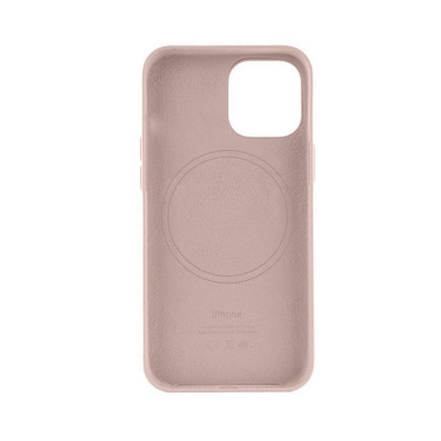 Чохол для смартфона Leather AAA Full Magsafe IC for iPhone 15 Pro Sand Pink