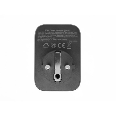 Зарядний пристрій UGREEN CD314 30W Outlet Extender EU (2A1C) (UGR-90613)