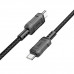 Кабель HOCO X94 Leader 60W charging data cable Type-C to Type-C Black